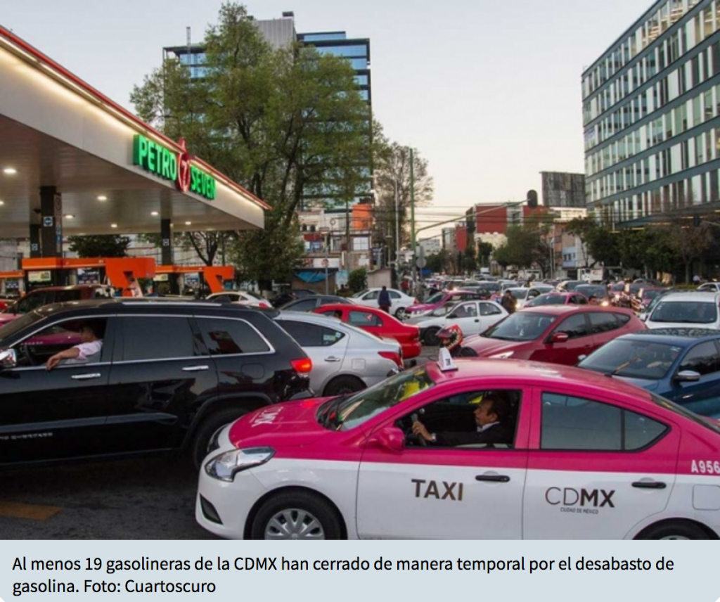Llega a la CDMX falta de combustible en&nbsp;gasolineras