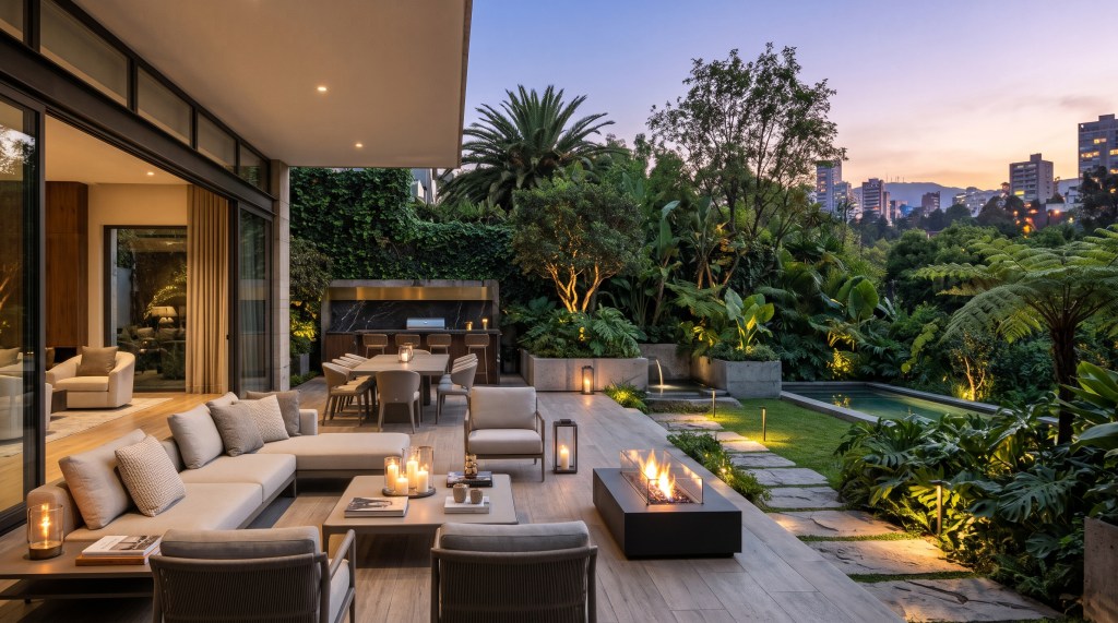 El arte del «Outdoor Living»: Terrazas y jardines como refugios privados en la&nbsp;CDMX